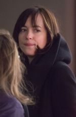DAKOTA JOHNSON on the Set of How to be Single in New York 04/24/2015
