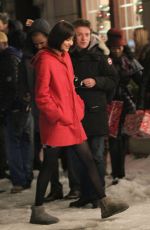 DAKOTA JOHNSON on the Set of How to be Single in New York 04/24/2015