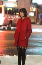 DAKOTA JOHNSON on the Set of How to be Single in New York 04/24/2015
