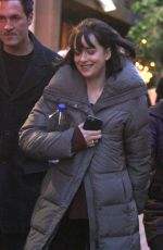 DAKOTA JOHNSON on the Set of How to be Single in New York 04/24/2015