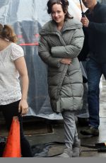 DAKOTA JOHNSON on the Set of How to be Single in New York