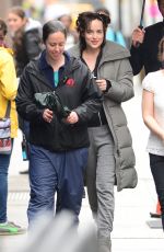 DAKOTA JOHNSON on the Set of How to be Single in New York