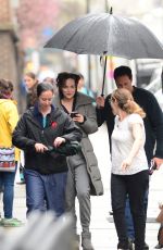 DAKOTA JOHNSON on the Set of How to be Single in New York