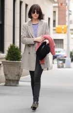 DAKOTA JOHNSON Out and About in New York 04/17/2015