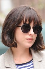DAKOTA JOHNSON Out and About in New York 04/17/2015