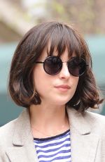 DAKOTA JOHNSON Out and About in New York 04/17/2015