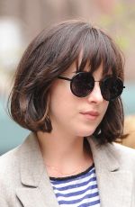 DAKOTA JOHNSON Out and About in New York 04/17/2015
