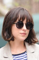 DAKOTA JOHNSON Out and About in New York 04/17/2015