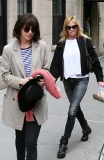 DAKOTA JOHNSON Out and About in New York 04/17/2015