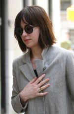 DAKOTA JOHNSON Out and About in New York