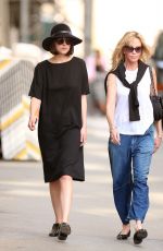 DAKOTA JOHNSON Out and About in Tribeca 04/18/2015