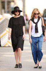 DAKOTA JOHNSON Out and About in Tribeca 04/18/2015