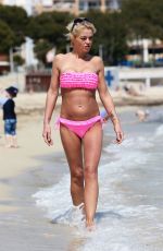 DANNIELLA WESTBROOK in Bikini at a Beach in Spain