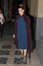 DANNII MINOGUE Arrives at the Project in Melbourne