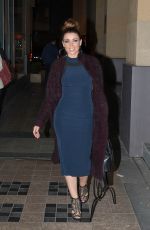 DANNII MINOGUE Arrives at the Project in Melbourne