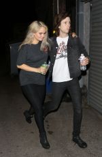 DEBBY RYAN Arrives at Troubadour in West Hollywood 04/27/2015