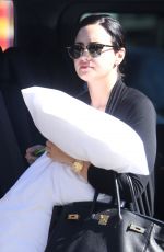 DEMI LOVATO Arrives at Perth Airport 04/22/2015