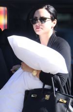DEMI LOVATO Arrives at Perth Airport 04/22/2015