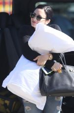 DEMI LOVATO Arrives at Perth Airport 04/22/2015