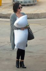 DEMI LOVATO Arrives at Perth Domestic Airport