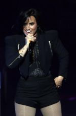 DEMI LOVATO Performs at The Crowne Theatre in Perth