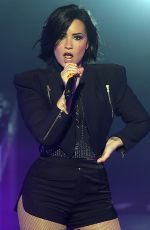 DEMI LOVATO Performs at The Crowne Theatre in Perth