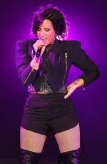 DEMI LOVATO Performs at The Crowne Theatre in Perth