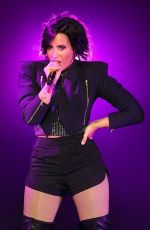 DEMI LOVATO Performs at The Crowne Theatre in Perth