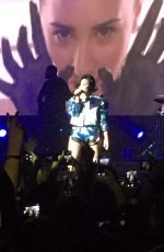 DEMI LOVATO Performs at World Tour in Sydney