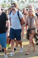 DIANE KRUGER at Coachella Music Festival at Empire Polo Grounds in Indio