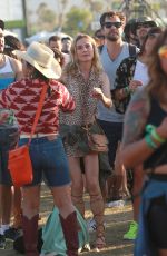 DIANE KRUGER at Coachella Music Festival at Empire Polo Grounds in Indio