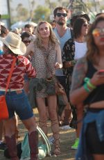 DIANE KRUGER at Coachella Music Festival at Empire Polo Grounds in Indio
