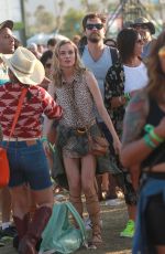 DIANE KRUGER at Coachella Music Festival at Empire Polo Grounds in Indio