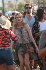 DIANE KRUGER at Coachella Music Festival at Empire Polo Grounds in Indio