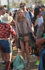 DIANE KRUGER at Coachella Music Festival at Empire Polo Grounds in Indio