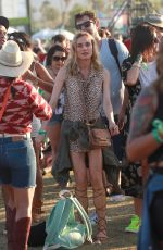 DIANE KRUGER at Coachella Music Festival at Empire Polo Grounds in Indio