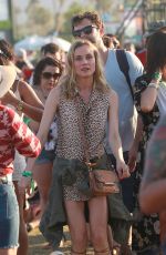DIANE KRUGER at Coachella Music Festival at Empire Polo Grounds in Indio