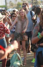 DIANE KRUGER at Coachella Music Festival at Empire Polo Grounds in Indio