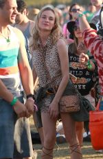 DIANE KRUGER at Coachella Music Festival at Empire Polo Grounds in Indio