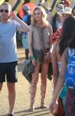 DIANE KRUGER at Coachella Music Festival at Empire Polo Grounds in Indio