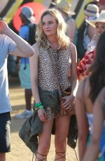 DIANE KRUGER at Coachella Music Festival at Empire Polo Grounds in Indio
