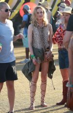 DIANE KRUGER at Coachella Music Festival at Empire Polo Grounds in Indio