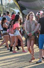 DIANE KRUGER at Coachella Music Festival at Empire Polo Grounds in Indio