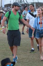 DIANE KRUGER at Coachella Music Festival in Indio 04/18/2015