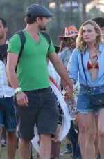 DIANE KRUGER at Coachella Music Festival in Indio 04/18/2015