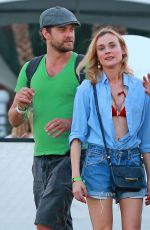 DIANE KRUGER at Coachella Music Festival in Indio 04/18/2015