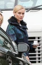 DIANE KRUGER on the Set of a Photoshoot for Chanel in Los Angeles