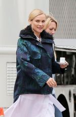 DIANE KRUGER on the Set of a Photoshoot for Chanel in Los Angeles