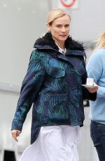 DIANE KRUGER on the Set of a Photoshoot for Chanel in Los Angeles