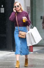 DIANE KRUGER Out and About in New York